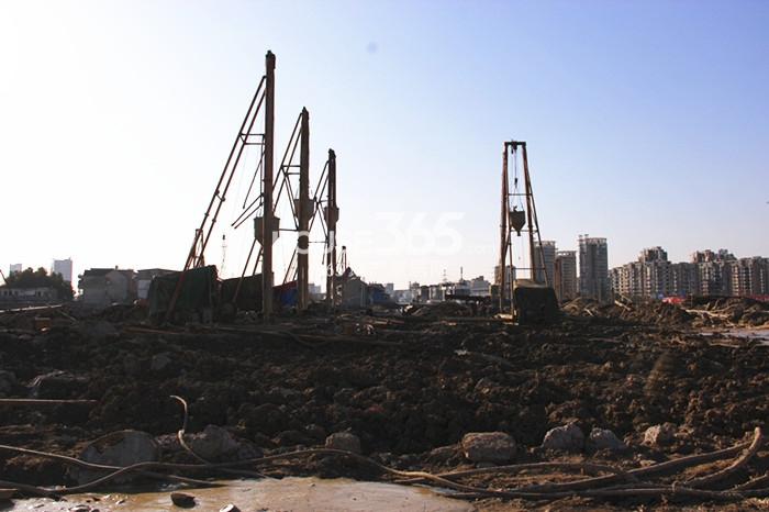 2015年2月份雍景湾项目工地实景