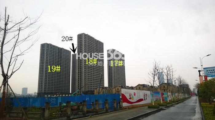 顺发恒园17-20号楼施工实景图 2015年2月摄 