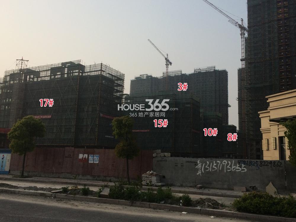 2015年4月下旬恒基旭辉府项目实景--3、8、10、15、17号楼