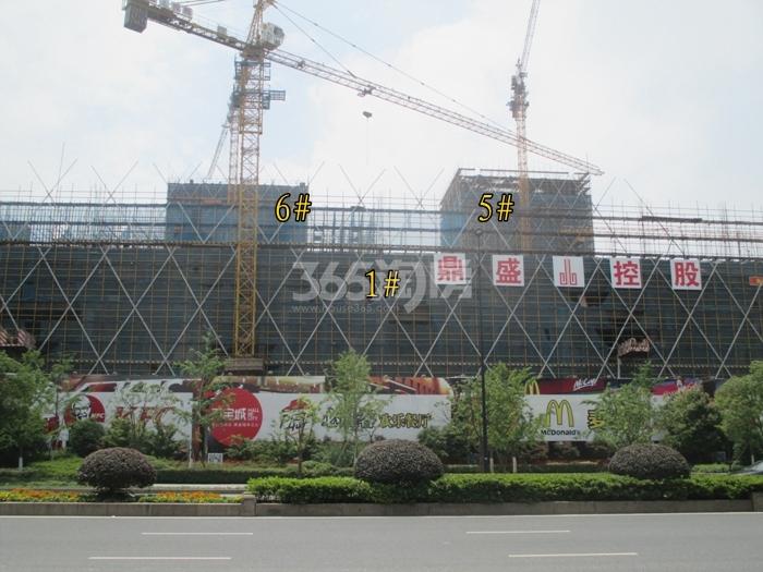 万宝城项目1、5、6号楼施工进程图（2015.6）
