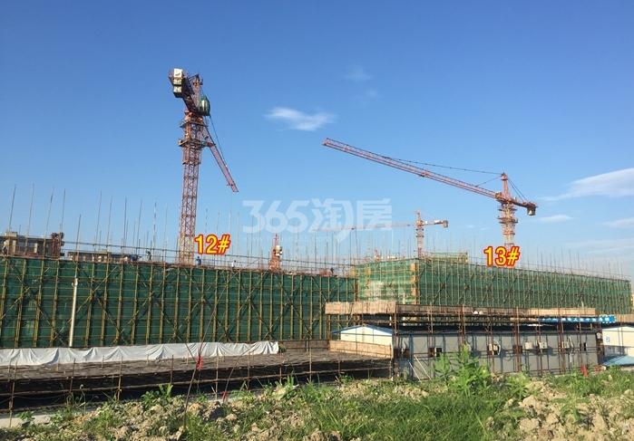 万科西庐二期12、13号楼施工实景图（2015.7）