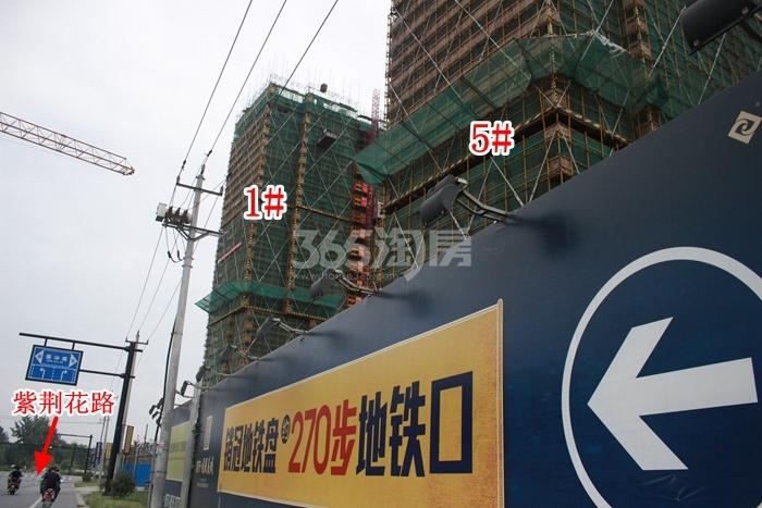 首开国风美域项目1、5号楼施工进程图（2015.9）