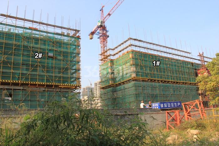 宝嘉誉府项目1、2号楼施工进程图（2015.10）