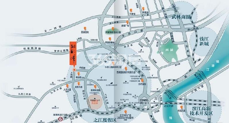 上林湖交通图