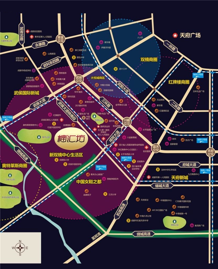 楠汇坊交通图