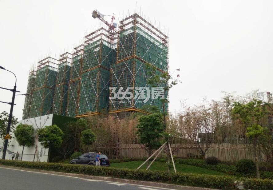 2017年9月西房拱宸外滩售楼处及在建楼栋实景