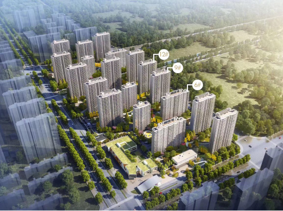 锦上和风华苑鸟瞰图