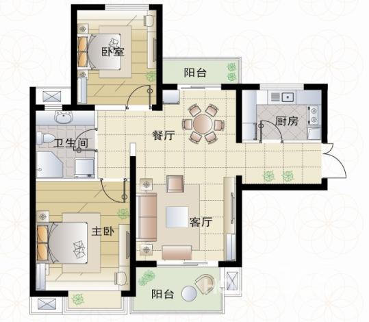 滨湖世纪城树荫苑户型